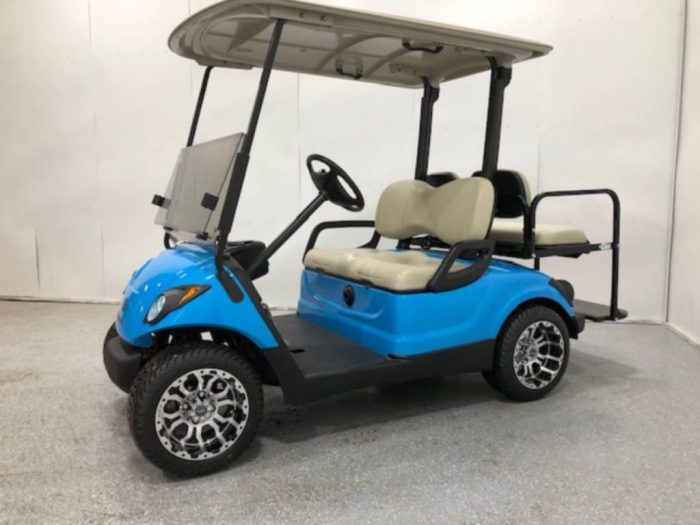 Used 2015 Yamaha Golf Cart All Electric - Wrangler Blue
