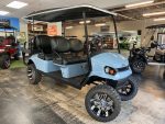 New 2021 E-Z-GO Golf Cart All Express L6 72V Electric Ocean Grey